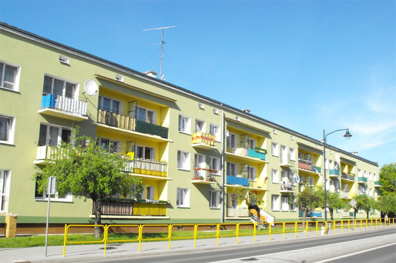 Elewacja po ociepleniu